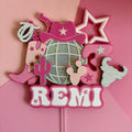 Disco Cowgirl Cake Topper
