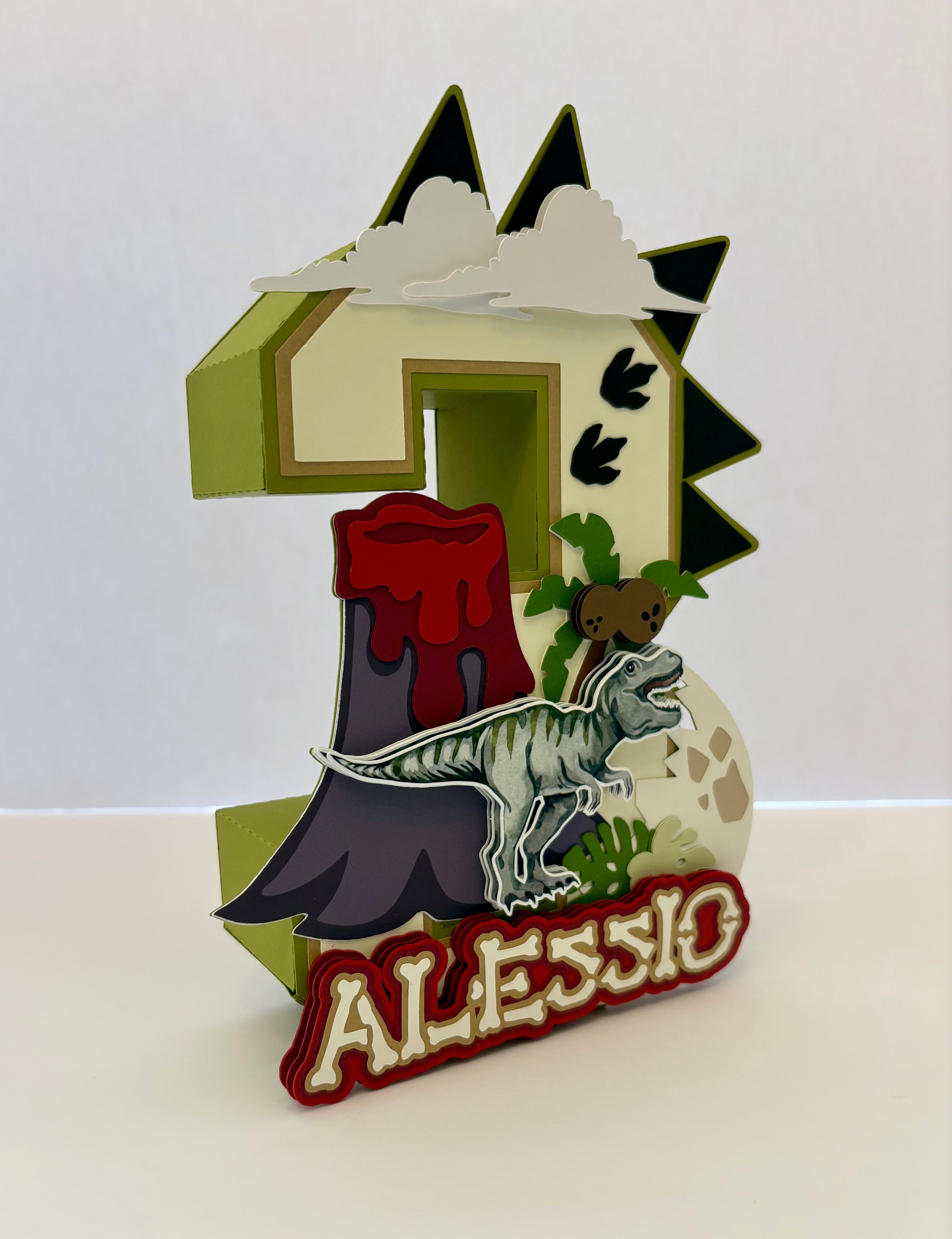 T-Rex 3D Number or Letter