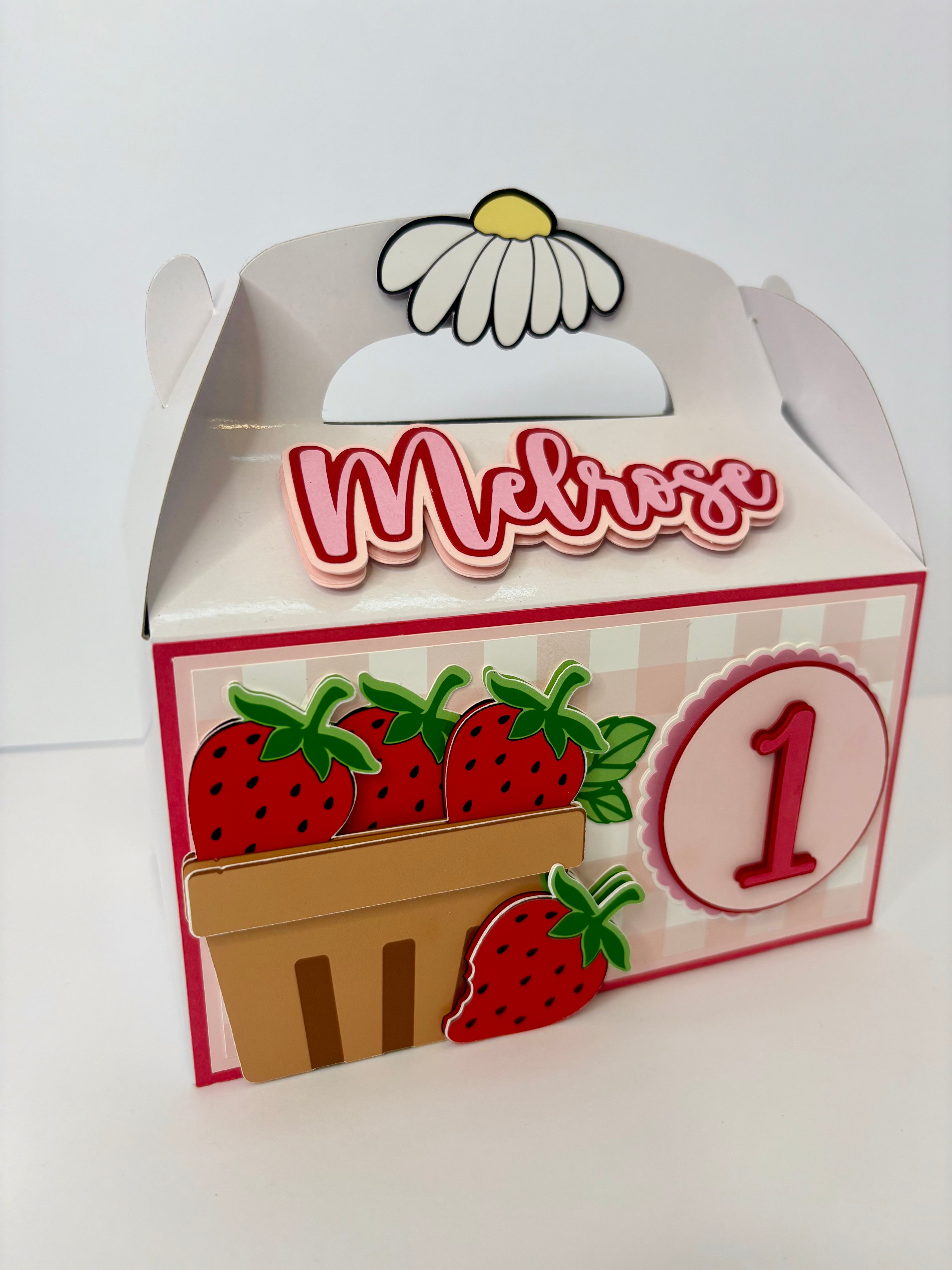 Strawberry Gable Box