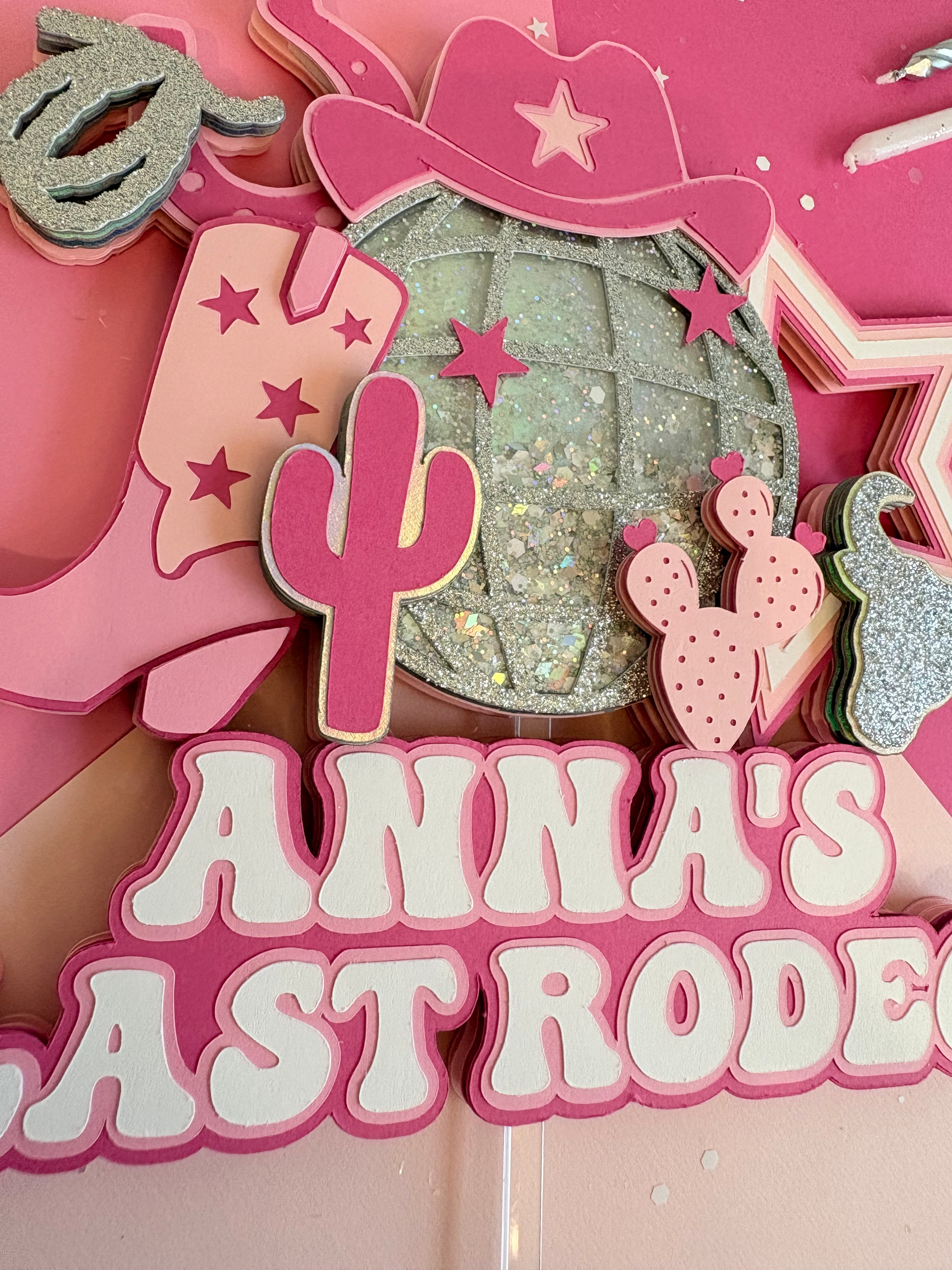 Last Rodeo Cake Topper