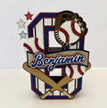 Baseball 3D Number or Letter