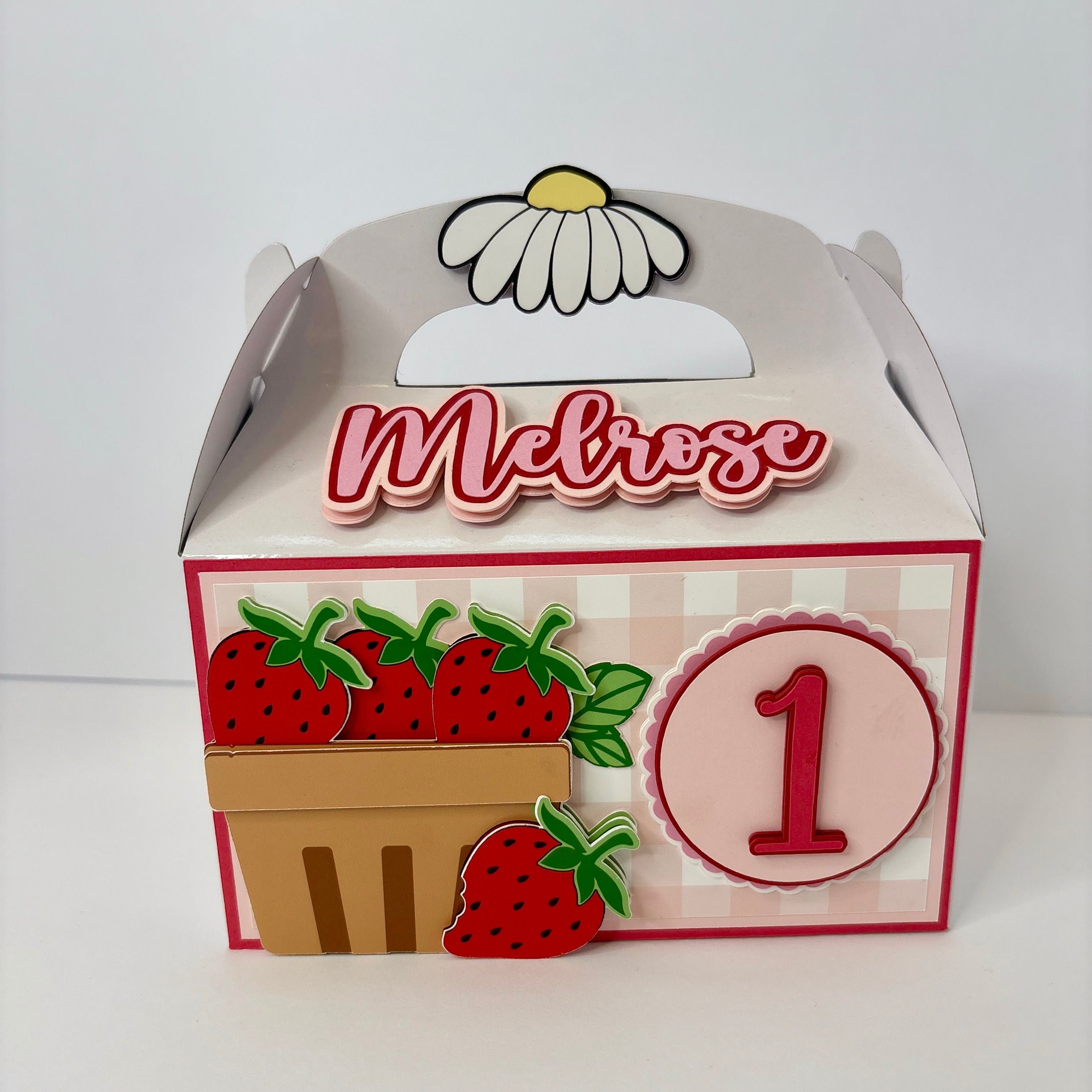 Strawberry Gable Box