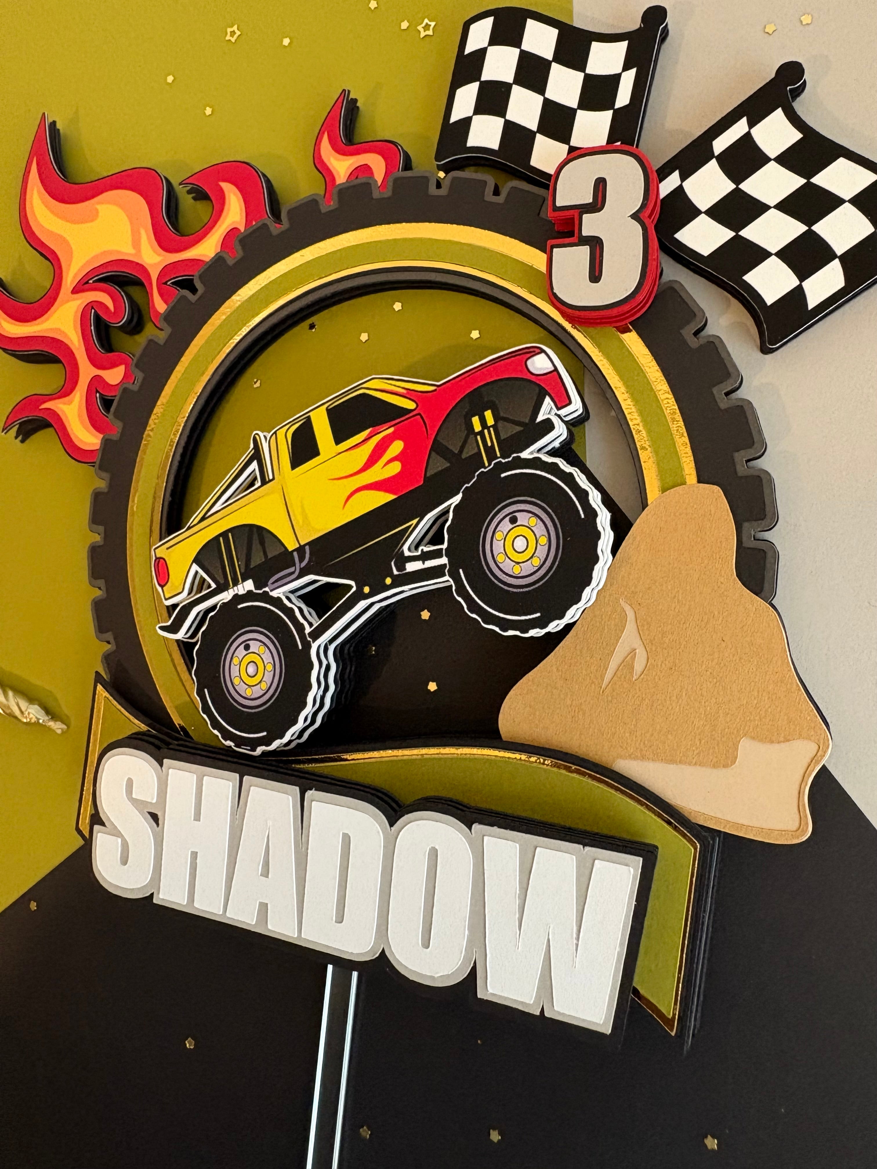 Monster Truck Cake Topper
