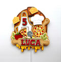 Pizza Party Cake Topper