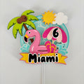 Pool Party Cake Topper