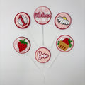 Strawberry Cupcake Toppers