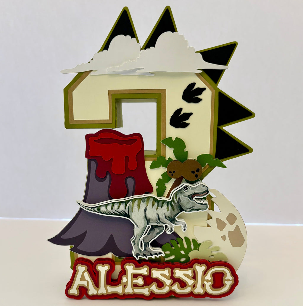 T-Rex 3D Number or Letter