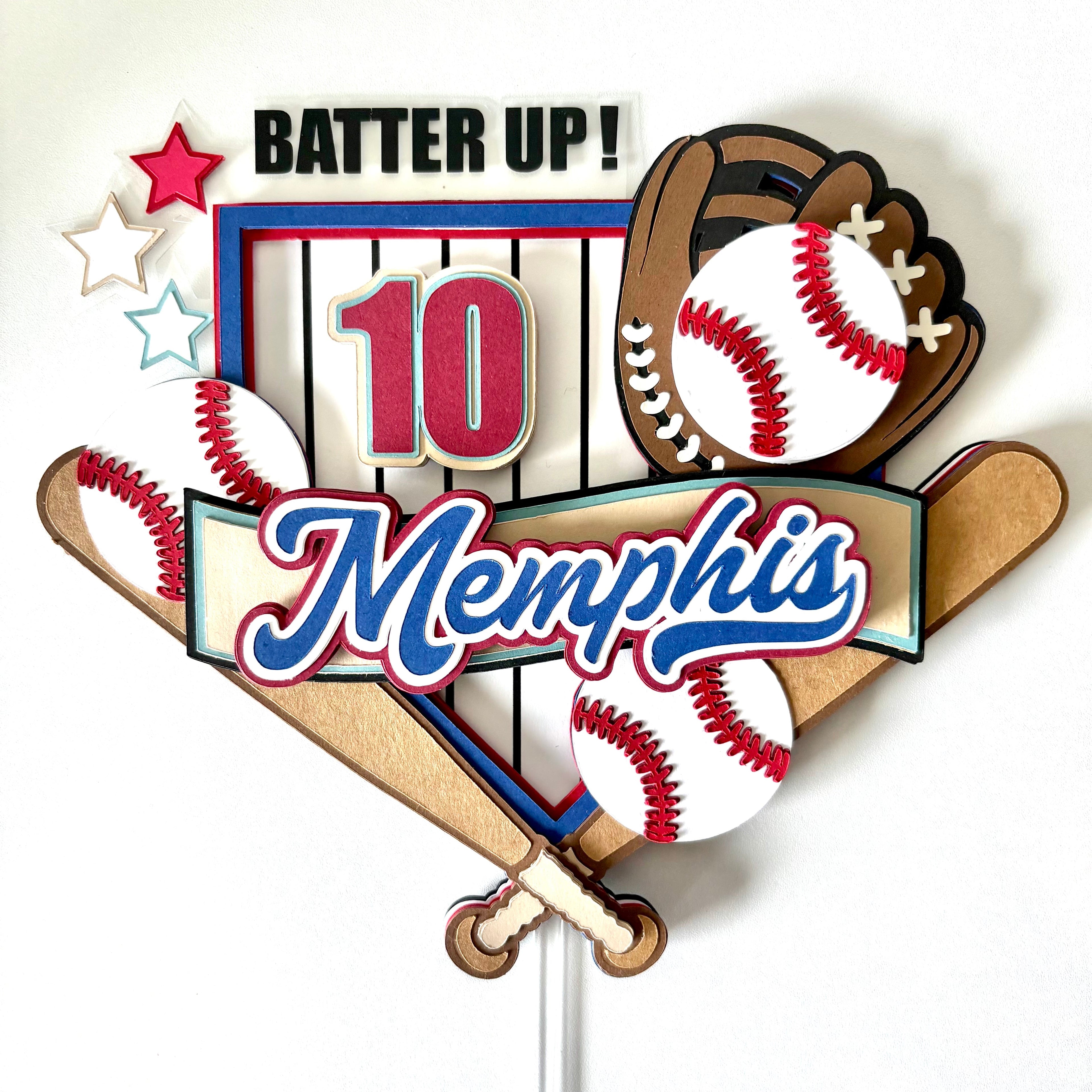 Baseball Cake Topper