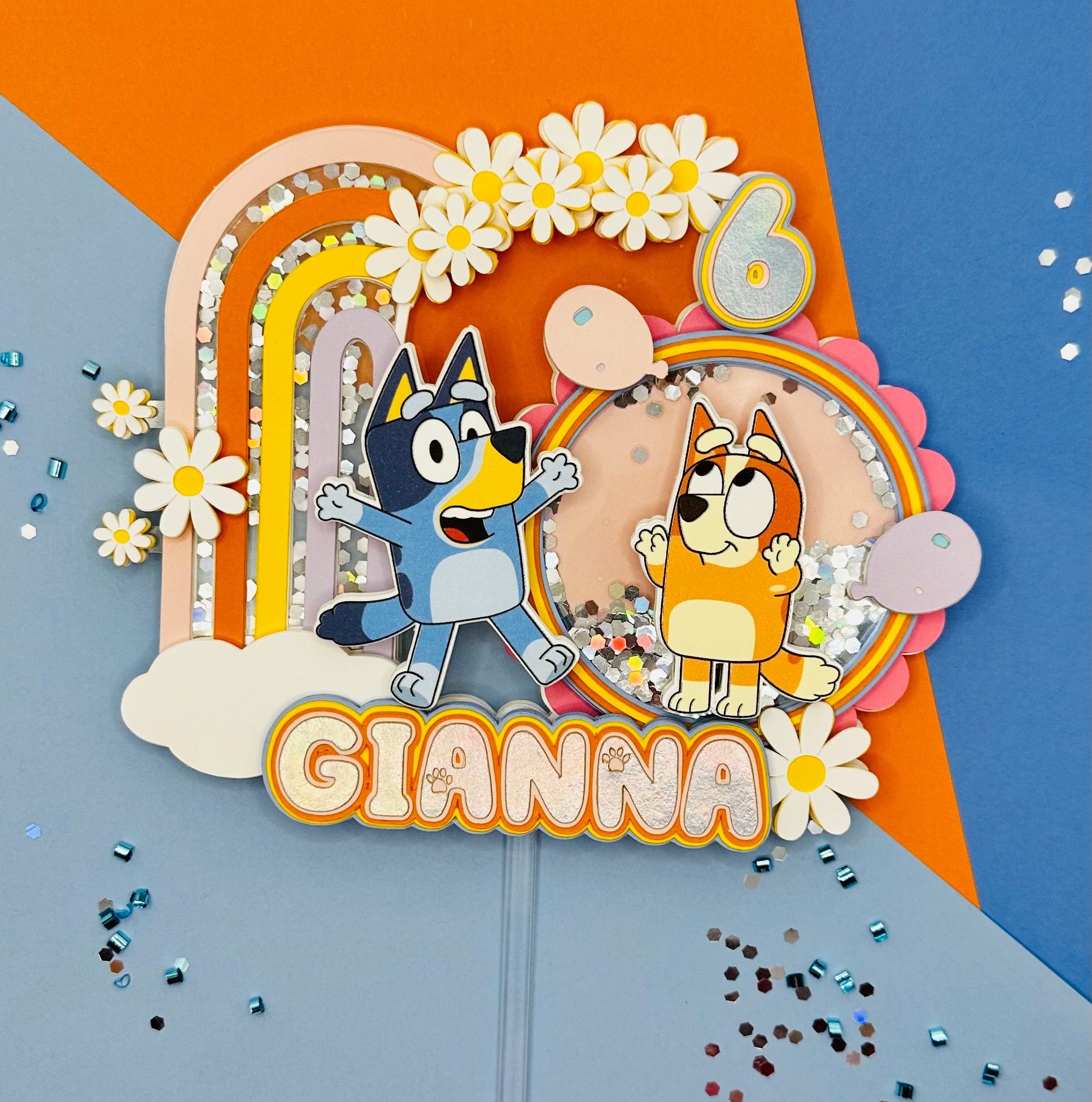 Bluey Cake Topper