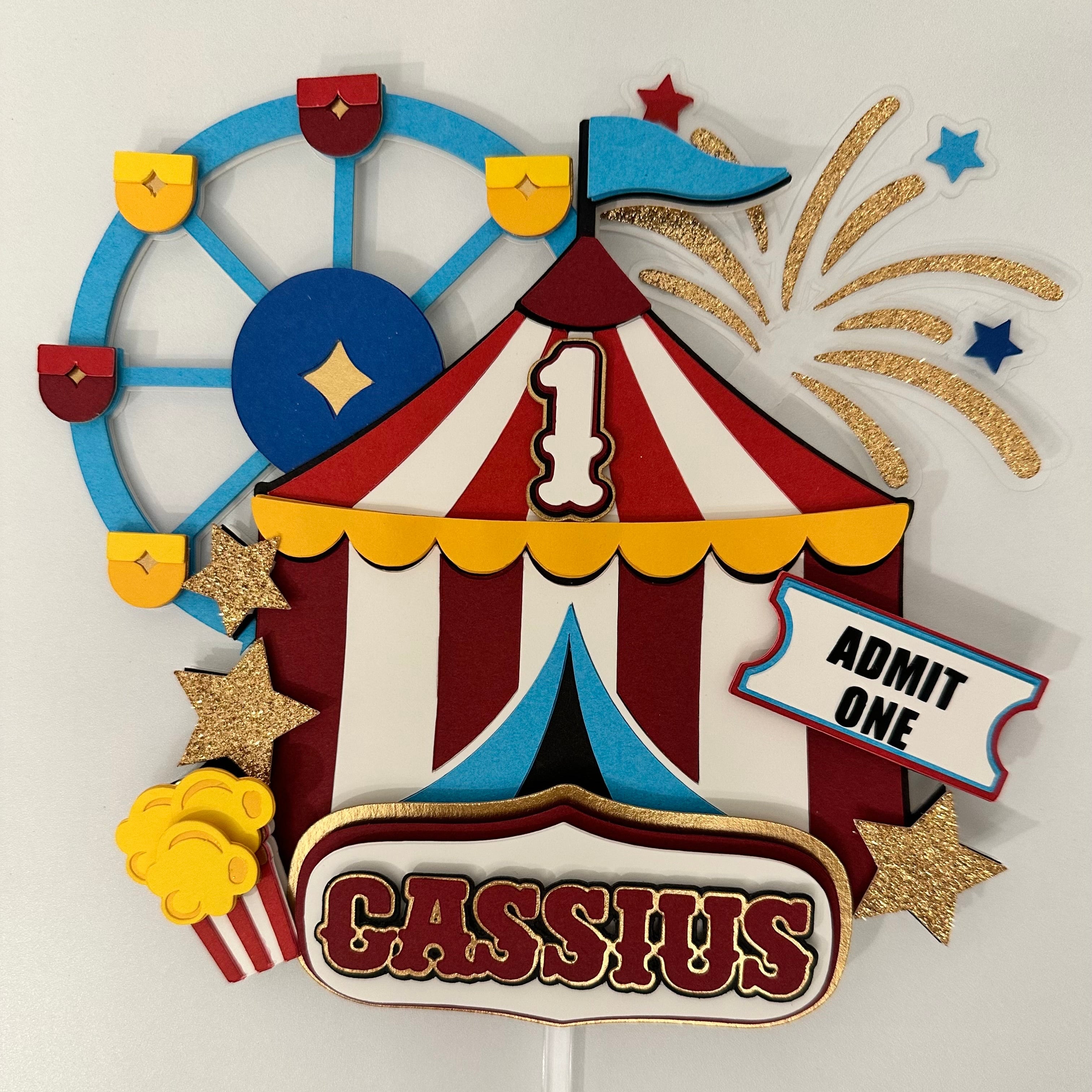 Carnival Cake Topper